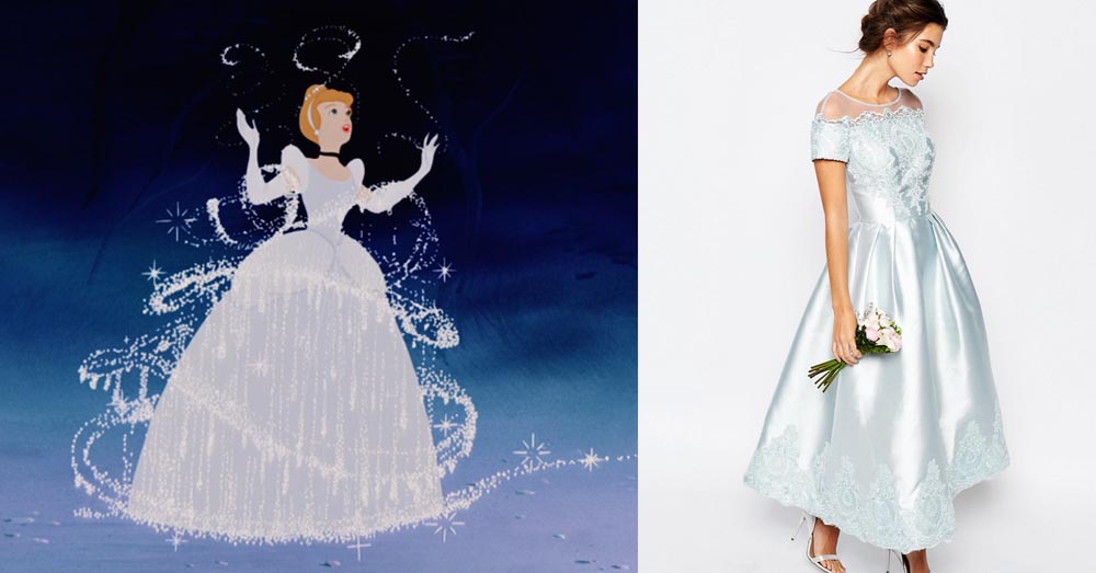 cinderella bridesmaid dress