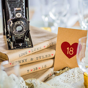 Modern vintage wedding details