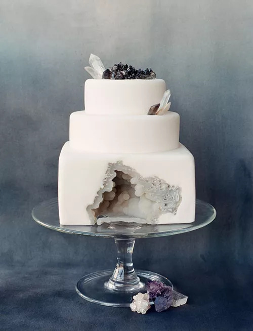 Geode Wedding Cake