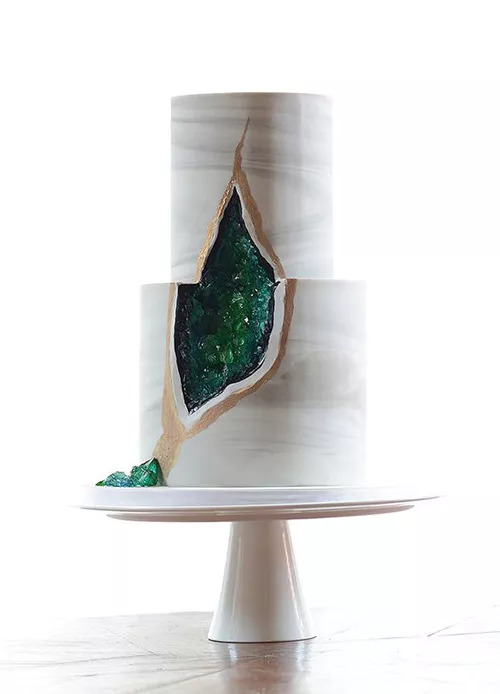 geode wedding cakes